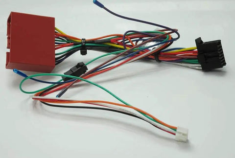 Mazda Vehicle Stereo Wiring Harness for 2001 to 2015 Models with multiple colored wires and connectors