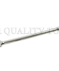 Extra Long Flexible Head Ratchet Set With 3/8 Inch by 17 Inch And 1/4 Inch by 11 Inch CrV, quick release, side angle view