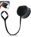 Tesla EV Charger Port Cover Waterproof Soft Silicone Dust Cap with Step Design Black
