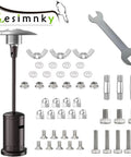 All Purpose Patio Heater Bolt And Nut Replacement Kit For Outdoor Propane Heaters Complete Hardware Set components