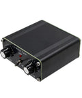 Manual Antenna Tuner For Ham Radio 3-28 MHz High Efficiency Z-Match With Wide Impedance Range, black metal case with knobs