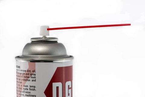 Dry Graphite Film Spray Anticorrosive Lubricant With Quick Dry Formula For Metal Surfaces, Black Matte Finish, can top view
