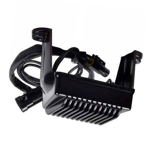 High Efficiency Motorcycle Voltage Rectifier And Regulator For Touring Bikes 2004 2005 with cables and connectors, black