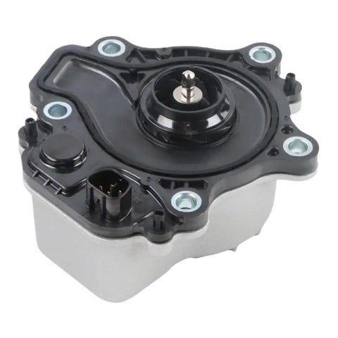Heavy Duty Premium Electric Water Pump Runs Slick Across Honda Accord 2014 To 2017 And Lexus CT200H 2011 To 2017 top view with connectors.