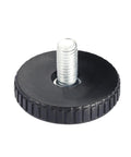 Adjustable Furniture Leveling Feet With M8 Threads Screw On Glide Base 40mm Or 50mm Diameter Durable Rust Resistant Easy Height Adjustment