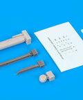 One To Forty Eight Scale AN AAQ 14 LANTIRN Pod For Model Kits High Detail Multicolor Finish Realistic Targeting Sensor Accessory components on blue.