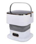 Portable Folding Mini Washer With Spin Dryer Combo 20 Liter Capacity compact design with handle and control panel.
