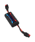 Built Tough RC Power Analyzer Watt Meter with crisp backlit readouts and heavy duty 45A plugs for voltage tracking.