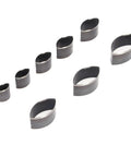 8 Piece Leather Punch Die Set With Hollow Cutters for fast shaping, featuring eight steel hollow cutters for leather and jewelry projects.