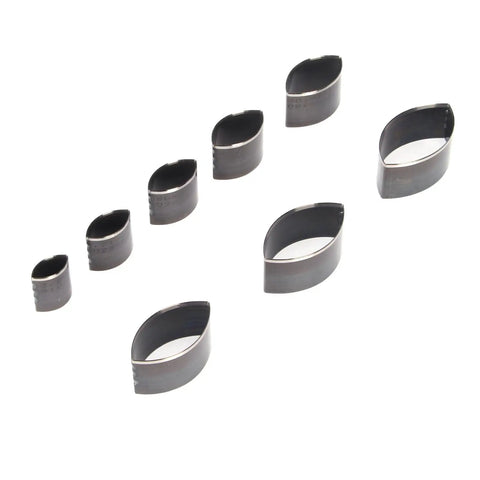 8 Piece Leather Punch Die Set With Hollow Cutters for fast shaping, featuring eight steel hollow cutters for leather and jewelry projects.