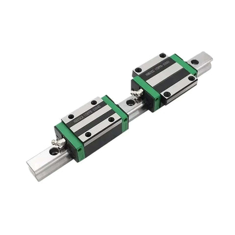 Slick High Precision Linear Guide Rail Kit featuring 2 Pcs Hgr15 Square Rails And 4 Hgh15Ca Bearing Blocks For Smooth 3D Printer Action Or CNC Machine Tools With Zero Stick Slip Motion, HGR15 rail and HGH15CA blocks