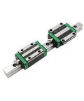 Snag These High Precision Linear Guide Rail Kits With HGW15CC Bearing Blocks And HGR15 Square Rails For Smooth 3D Printer Or CNC Motion Control That Slides Like Butter And Lasts Forever, with two bearing blocks on rail