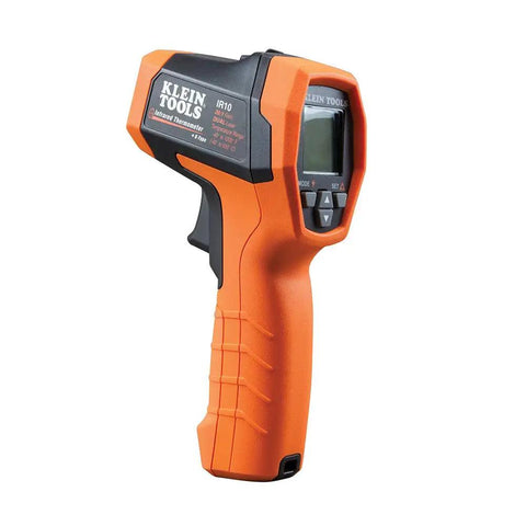 Infrared Thermometer Gun With Dual Laser Targeting For Easy Readouts And 20 To 1 Distance To Spot From Minus Forty To Twelve Hundred Fahrenheit