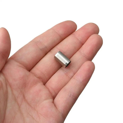 Person holding a Rock Solid OEM Grade Pin Dowel 99530-08012 And 99530-08012-00 Direct Replacement For Outboard Motors boating tool