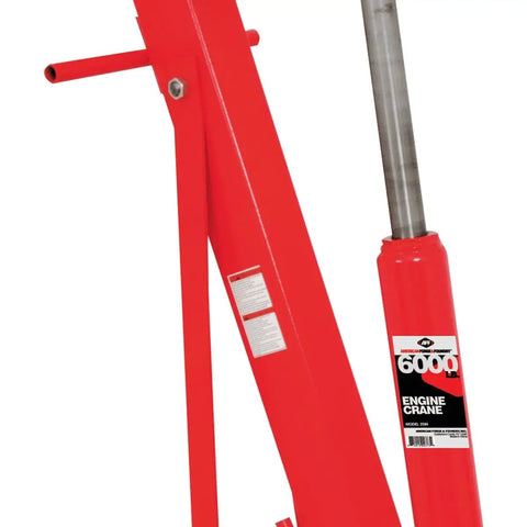 Straight Up Heavy Duty 3 Ton Hydraulic Engine Hoist Cherry Picker Crane With Telescopic Boom Lifts Transmissions And Differentials Built Damn Tough For Any Real Mechanic Job
