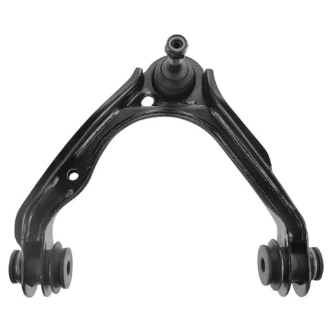 Front Twelve Piece Steering And Suspension Replacement Kit Including Control Arms Ball Joints Tie Rods End Links For Ford Crown Victoria 2003 To 2005 showing upper control arm detail.