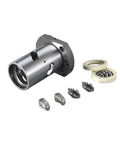 Top Tier Mini Long Ballscrew Matching Smooth Linear Bearing Delivers Killer Micron Accuracy For CNC Builds, silver hardware and ball bearings.