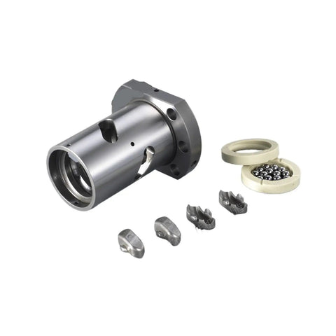 Top Tier Mini Long Ballscrew Matching Smooth Linear Bearing Delivers Killer Micron Accuracy For CNC Builds, silver hardware and ball bearings.