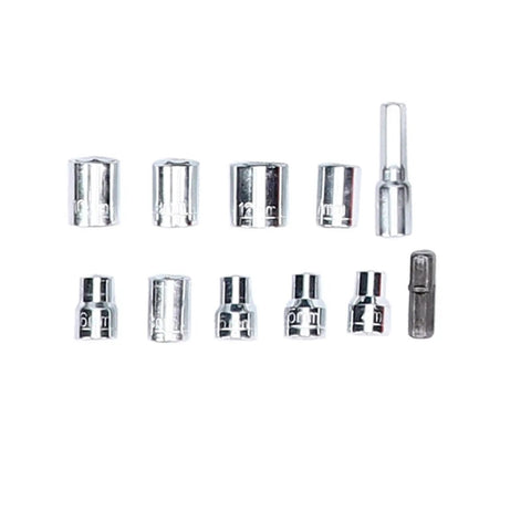 Nifty 2-Speed Cordless Drill for Home Use with US Plug Provides Two Flexible Speed Settings and Forward and Reverse Control for Quick Screw Jobs socket set for various fasteners.