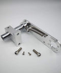 140mm T Shaped Aluminum Alloy Encoder Bracket With Spring Holder Base Aperture For Secure Mount 20mm Hole And 80mm Circular Rod
