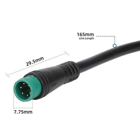 Electric Bike Thumb Throttle With Five Pin Ignition Switch Kit Durable PP Housing No Fuss Install For E Bikes Accelerator Attachment For Smooth Acceleration And Safer Rides Professional Repair Part