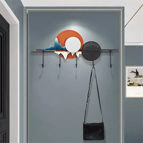 Heavy Duty Metal Coat Hooks For Entryway Boasting Slick Modern Wall Mount Setup, Polished Iron Door Hangers Ready To Hang Your Gear, Top Notch Multipurpose Hallway Rack