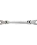 5 Piece Ratcheting Flex Head Flare Nut Wrench Set SAE for loosening tight hex nuts on softer materials with secure grip and flexible reach