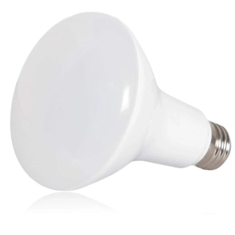 Single LED 75 Watt Equivalent BR30 Indoor Recessed Flood Light Bulb Dimmable Flicker Free 11W 3000K Warm White