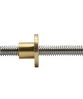 400Mm T10x2 Lead Screw With Brass Nut Kit For 3D Printer And CNC Z Axis Acme Thread 2Mm Pitch Stainless Steel 304 Close-Up