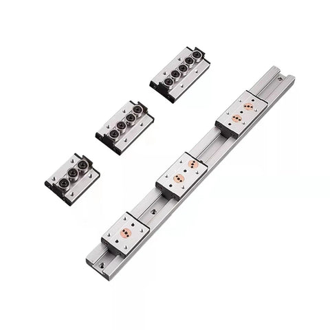 Dual Axis Inner Roller Ball Bearing Linear Motion Guide Rail 600mm SGR20 With SGB20-5UU Five Ball Roller Slider Block