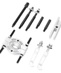 Bad Ass 9 Piece Two Jaw Bearing Separator Puller Kit For Auto Shops Mechanics Working On Car Engines Heavy Duty Removal Tool Set That Really Rips Out Bearings Fast Without Any Fuss Professional Grade And Ready To Rock, 9-piece steel set