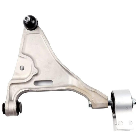 Beefed-Up Front Lower Control Arm Suspension Kit 4-Piece Set With Ball Joints And Sway Bar End Links For Cadillac DTS 2006-2011 And Buick Lucerne 2006-2011, Heavy-Duty Front End Replacement, silver control arm