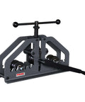 Three Roll Tube Roller Bender For 1.5 Inch Pipe And 2 Inch Tube With 20 Inch And 60 Inch Radii, shown side view