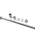 Heavy Duty 12mm 220mm High Strength Steel Alloy Front And Rear Axle Kit with four bushings visible on white background
