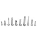 60 Piece Clevis Pins Assortment Kit With Zinc Plated Steel Pins Flat Head Single Hole Heavy Duty And Rustproof Visible Pins