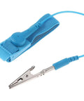 Adjustable Anti Static Wrist Strap Kit Ten Pack For ESD Protection And Grounding with blue strap and alligator clip