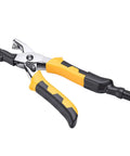 CHICIRIS Electric Badminton Racket Trumpet Plier with yellow and black handles for easy gripping, durable steel construction.