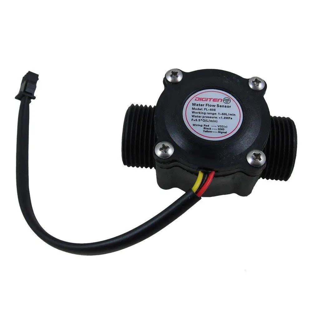 G3/4 Inch Water Flow Sensor for Arduino