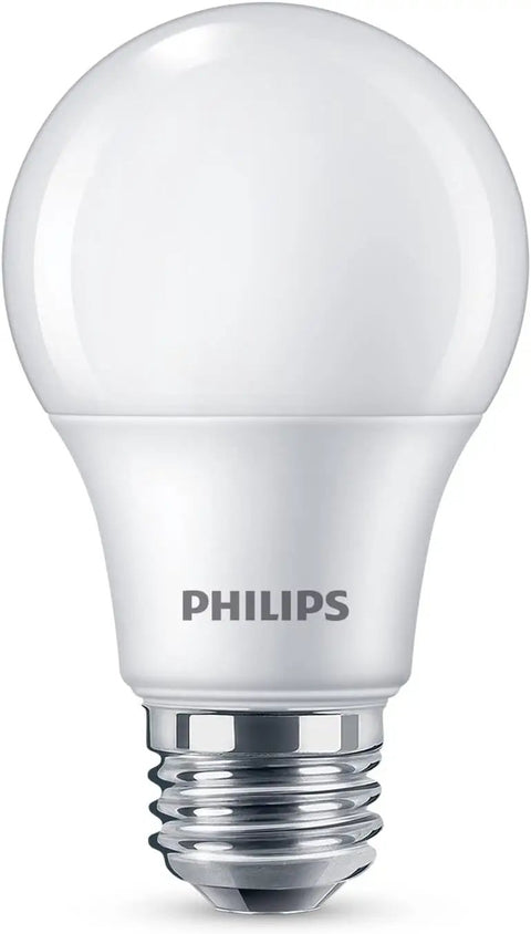 EyeComfort LED A19 4 Pack Soft White 2700K 450 Lumens Frosted Flicker Free Bulb with E26 base