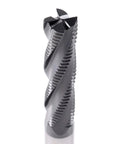 Accusize 1/2 in TiAlN-coated M42 cobalt roughing end mill, 4-flute, 2 in flute length, close-up