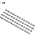 Four Pack 8mm By 200mm Linear Guide Rods Chrome Plated Steel For 3D Printers And CNC Machines Case Hardened No Wobble Ultra Smooth