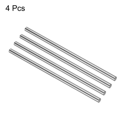 Four Pack 8mm By 200mm Linear Guide Rods Chrome Plated Steel For 3D Printers And CNC Machines Case Hardened No Wobble Ultra Smooth