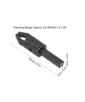 Beefy Alloy Steel CNC Bar Puller For Lathes, 160mm long with hardened handle and integrated jaws, clamping range 2.0-48.0mm