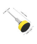 100 Pcs Sanding Disc Kit For Rotary Tool Grit Range 100 180 240 1500 3000 With Round Discs And Mini Discs For Drill Polishing And Multimaterial Finishing For DIYers And Pros, 0.98in brush