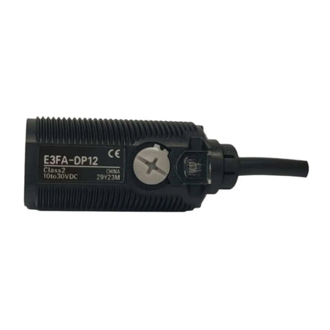 E3FA Series Photoelectric Sensor 2m Sensing Range Built Tough With Heavy Duty Housing Anti Impact Wear Resistant MM Level Precision For Conveyor And Automation Wide Industrial Compatibility Flexible Wiring black sensor with cable