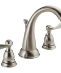 Windermere Two-Handle Widespread Lavatory Faucet With Pop-Up, 6 To 16 Inch Spread, WaterSense 1.2 GPM, Brushed Nickel Finish