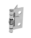 Rotating Concealed Door Hinge Set Stainless Steel Spring Butt Hinges for Cabinets and Drawers, 4 Hole Mount, 26x31 MM