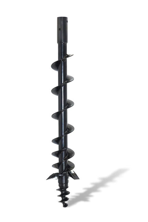 Heavy Duty Post Hole Digger Auger Bit 6 Inch Diameter By 48 Inch Length For 3 Point Attachment Built Tough For Fence Posts Deck Footings And Deep Digging With Durable Steel Construction