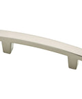 Brushed Nickel Cabinet Handles 10 Pack 3 Inch Center To Center Drawer Pulls For Kitchen Cabinets Doors And Dressers Update Your Home Furniture With Durable Stylish Hardware For Drawers Cabinets And Furniture, front view of a single brushed nickel handle
