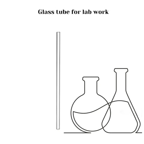 12 Inch Borosilicate Glass Tubes 12mm Diameter 2mm Wall Thick Clear Tubing For Glass Blowing Crafting And Experiments Awesome Starter Kit